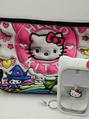 4D Hello Kitty Pouch & Hello Kitty Berry Mist Hand Sanitizer